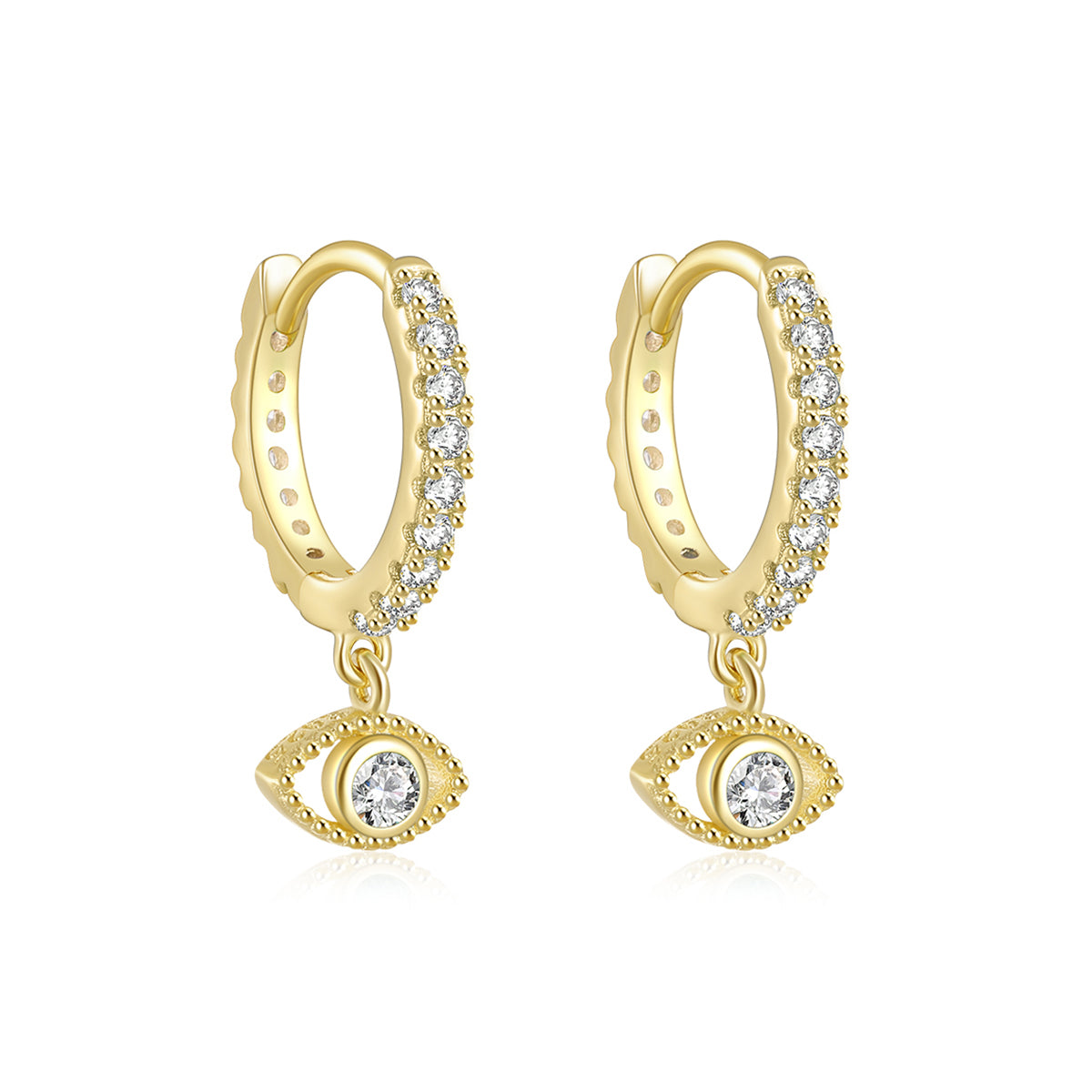 Boucles d'oreilles Zaya blanc