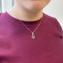 Charger l'image dans la galerie, Collier COEUR en argent 925 avec zirconium