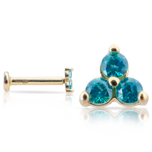 Charger l'image dans la galerie, Labret TRIO en or 18 KT (750/000)
