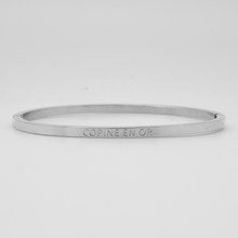 Charger l'image dans la galerie, Bracelet jonc à message en acier