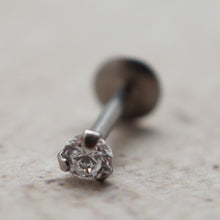 Charger l'image dans la galerie, Labret MADONNA 1.2mm avec oxyde de zirconium - acier L316