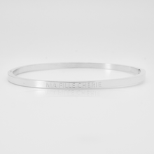 Charger l'image dans la galerie, Bracelet jonc à message en acier