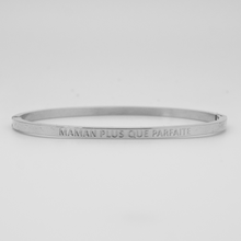 Charger l'image dans la galerie, Bracelet jonc à message en acier