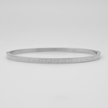 Charger l'image dans la galerie, Bracelet jonc à message en acier