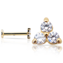 Charger l'image dans la galerie, Labret TRIO en or 18 KT (750/000)