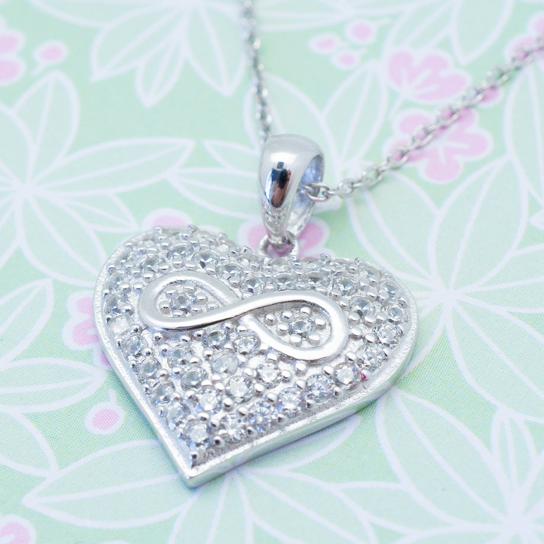 Collier COEUR INFINI en argent 925